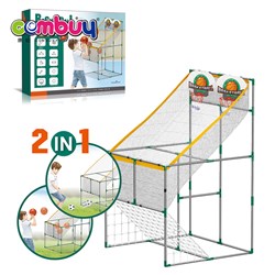 CB997627-CB997635 - 2in1 football stand stand children's basketball hoop for kids