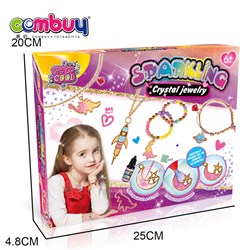 KB001904-KB001911 - Craft bead diamond painting kit gel set metal frame DIY jewelry