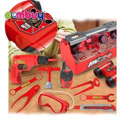 KB002488 - Simulation kids pretend play fire fighting storage toys tool box set