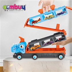 KB007766 - Ejection storage car set folding rail trailer inertia truck toys