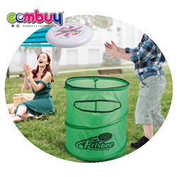 KB009473 - Fold up barrel throwing sport toss game flying disc toy