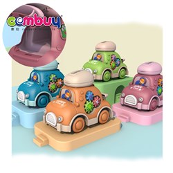 KB009555 - Electric cartoon gear storage kids play friction mini inertia toy car