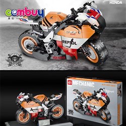 KB015435-KB015439 - DIY gift toy model car set assembly building block motorcycle