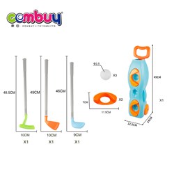 KB017993 - Sports outdoor game cart set clubs toddler golf toy for kids