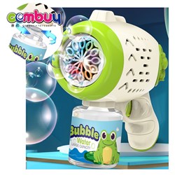 KB018292 - Kids toy 12 hole cute machine soap electric bubble gun automatic