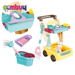 KB019495 - Sanitary game pretend play plastic mini home cleaning toy set
