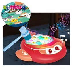 KB022430 - Plane kids hammer toy music lighting the whack-a-mole game