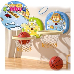 KB024714-KB024729 - Indoor shooting set fold scoring rack basketball toy for kids