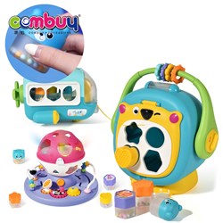 KB025508-KB025511 - Baby early education building blocks music lighting toys kids shape matching game