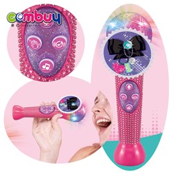 KB026160 - Pink karaoke lighting singing musical microphone toys for kids