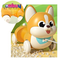 KB030221 - Music spring dog crawling pull line ABS toddler baby toys 1-3 years