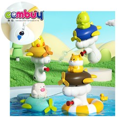 KB030226 - Outdoor play new windup bath set kids play 2 in 1 mini plastic water gun toys