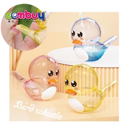 KB030749 - Mouth training kids plastic transparent bird whistle water