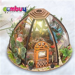 KB034373-KB034376 - Handmade building sky garden mini house model diy wooden assembly toy