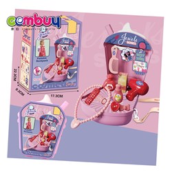 KB036877-KB036888 - Shoulder ice cream storage bag kids pretend play girls plastic toy makeup set