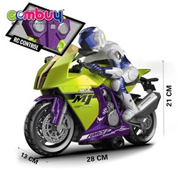 KB041495 - Remote control drift stunt electric lighting sound toys rc rotating motorcycle