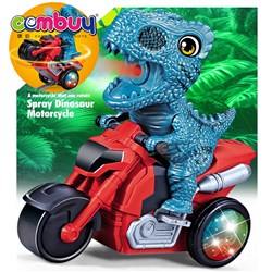KB043495 - Spray motorcycle lighting music 360 degree rotating dinosaur electric stunt car