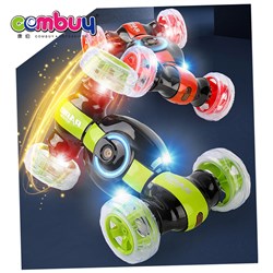 KB044913 - Remote control tipping electric music rotating lighting toys drift rc stunt car