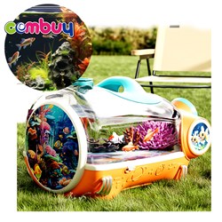 KB051214 - Aquarium observe can oxygen supply large capacity electric ecological fish tank toys