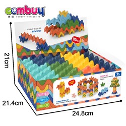 KB051226 - Wheat straw plastic DIY curved construction other building block toys
