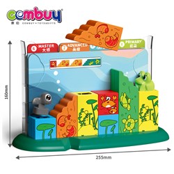 KB053888 - Block thinking tadpole frog growth life cycle board game toy