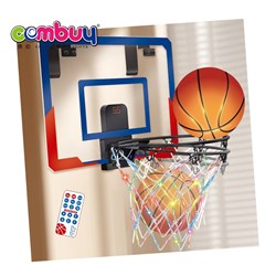 KB073940-KB073941 - Combuy Sport game remote control adjustable seven lighting foldable toy hoop basketball board game