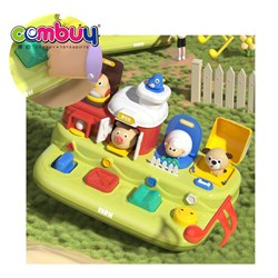 KB076111-KB076112 - Educational sound musical farm pop up boxes game kids cognitive development toys