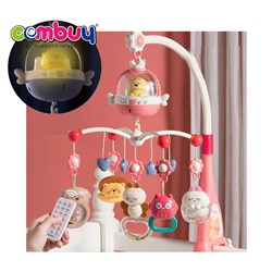 KB076366-KB076367 - Infant bedroom hanging crib remote control rotating lighting toy baby music bed bell