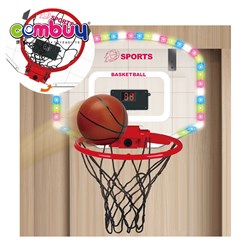 KB076417 - Combuy Hanging Door Scoreboard Sport Game Lighting Toys Score Foldable Basketball Hoop