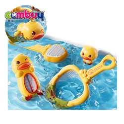 KB080095 - Bathroom Fishing Net Vinyl Animals Thermometer Brush Duck Water Bath Toy