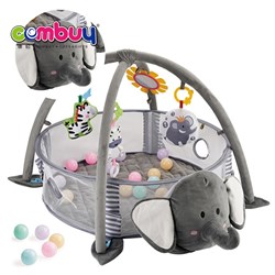 KB083128 - Infant Activity Soft Plush Cotton Blanket Toys Baby Crawling Mat Fence with 30 Pcs Balls