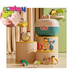 KB085258-KB085261 - Infant Newborn Cloth Book Tumbler Ringing Bell Shaking Musical Baby Rattle Toys Set