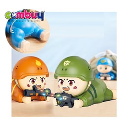 KB098544-KB098545 - Obstacle Avoidance Game Electric Lighting Infrared Induction Soldier Toddler Climbing Toys