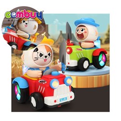 KB098560 - Cartoon Lighting Musical Face Changing Stunt Rotating Toys Electric Farm Car