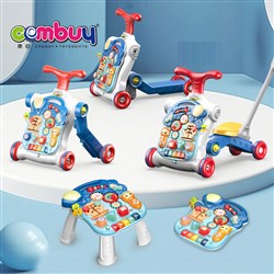 KB099019-KB099027 - Toddler Early Learning Board Safety Adjustable Musical Lighting 5 in 1 Toy Pusher Baby Walker