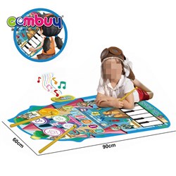 KB100221-KB100227 - Toddler Instrument Musical Blanket Children Playing 2 in 1 Toy Drum Piano Mat