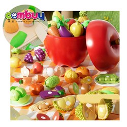 KB101327-KB101339 - Kids Indoor Pretend Play Game Plastic Toy Cutting Vegetables and Fruits
