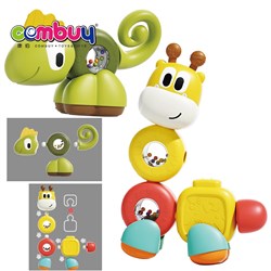 KB101448-KB101449 - Toddler Colorful Cognition Building Blocks Game Plastic Baby Rattles Toys Set