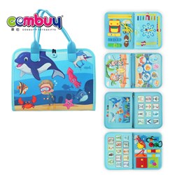 KB102719-KB102724 - Toddler Educational Early Learning Felt Book Baby Toy Busy Board Activity Board