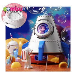 KB103594-KB103595 - Dual Adjustable Music One Key Outdoor Blowing Rocket Toy Automatic Bubble Machine