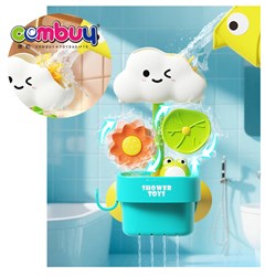 KB105572 - Bathroom Playing Clouds Lotus Water Spray Rotating Plastic Toys Shower Baby Bath