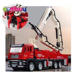 KB109993-KB109996 - Diecast Alloy Sliding Return Force Sound Lighting Toy Metal Truck Model