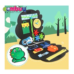 KB110622-KB110623 - Educational Cartoon Animals Early Learning Sensory Kids Toys Felt Busy Board