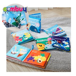 KB110629-KB110634 - Toddler Learning Washable Soft Cloth Book Baby Early Education Toys