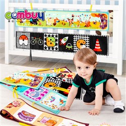 KB110635-KB110646 - Early Education Baby Learning Washable Can Tear Hanging Bed Toy Kids Cloth Book