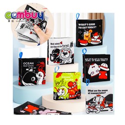 KB110647-KB110652 - Infant Cognitive Learning Study Book Soft Toys Baby Cloth Story Books