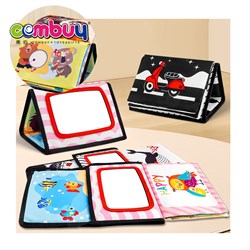 KB110707-KB110708 - Educational Early Learning Soft Calendar Color Mirror Toys Cloth Book Baby