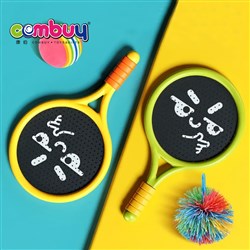 KB113879-KB113880 - Outdoor Children Sport Interactive Game EVA Handle Plastic Badminton Tennis Racket Toy