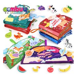 KB113924-KB113930 - Educational Early Learning Kids Sensory Rustle Sticky Toys Baby Soft Cloth Books
