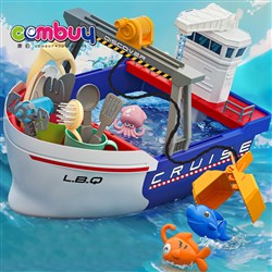 KB118133 - Indoor Interactive Pretend Play Wash Basin Water Playing Fishing Boat Toys